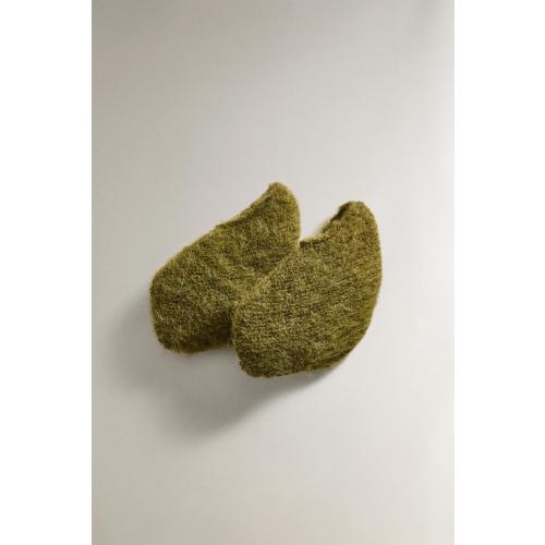 BABY ALPACA BOOTIES - Green | ZARA United States