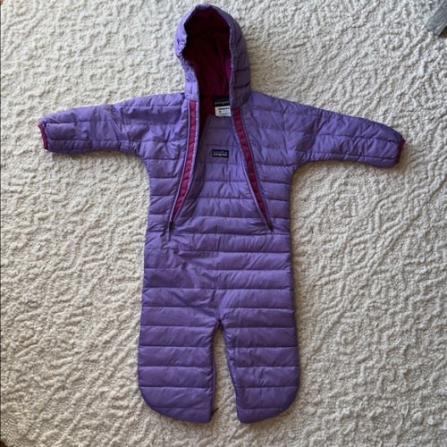 Patagonia Kids Purple Puffer Jacket