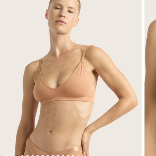 Triangle Bralette-Dune
