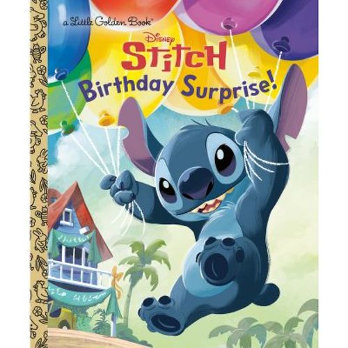 Birthday Surprise! (Disney Stitch) - (Little Golden Book) by Virginia Murphy (Hardcover)