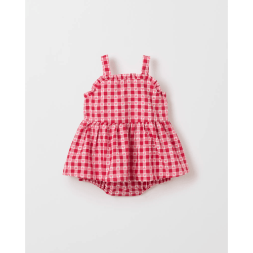 Baby Australian Cotton Christmas Gingham Dress
