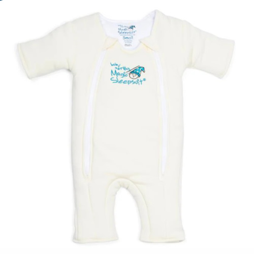 Cream Baby Merlin’s Magic Sleepsuit | Soft 100% Cotton Infant Sleepsuit