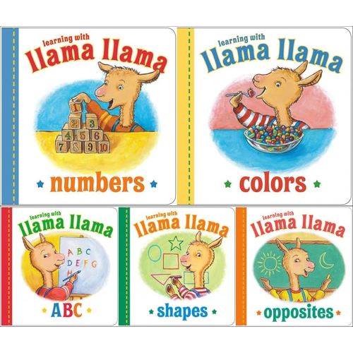 Learning With Llama Llama Series 5 Books Set (Board Books)