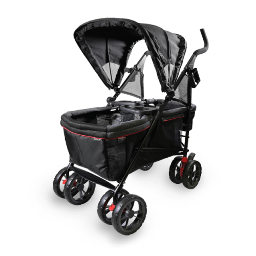 Summer Infant Ingenuity 3Dlite Wagon Convenience Stroller, Black/Red