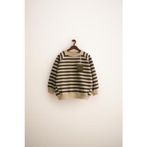 ZARA TIMELESS - STRIPED SWEATSHIRT - Brown | ZARA United States
