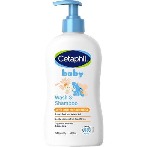 Cetaphil Baby Wash & Shampoo ,Tear Free, Paraben, Colorant and Mineral Oil Free, 13.5 Fl. Oz (Packaging May Vary)
