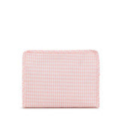 Trvl - Roadie Medium Zip Pouch, Gingham Taffy