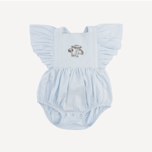 ruffle strap bubble | country air | organic cotton jersey