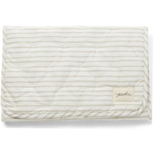 Stripes Away On the Go Portable Changing Pad - Pebble Grey