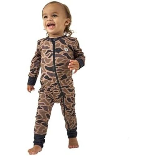 Burlebo Baby Zip Up – Soft Performance Fabric with Fold-Over Cuffs