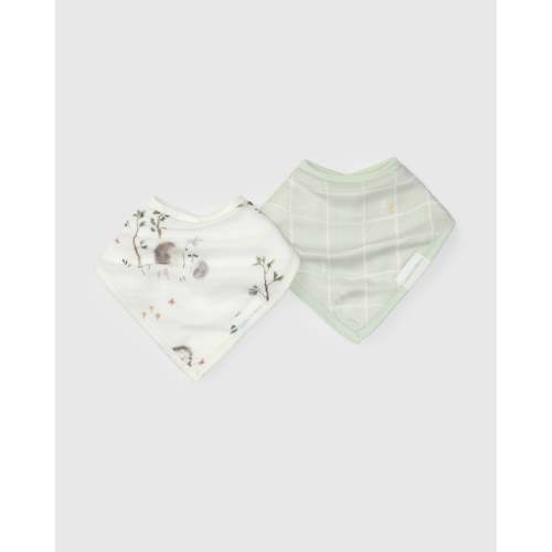 Bandana Bib Set - 2 Pack - Hedgehogs