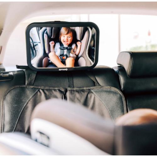Sprucely Back Seat Mirror - Black