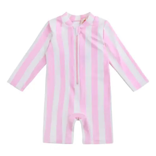Bilbi Ripple Sunsuit Pink | Baby Bunting AU