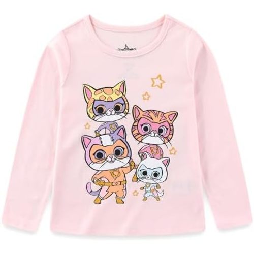 Disney Super Kitties Girls Long Sleeve Shirt for Toddlers