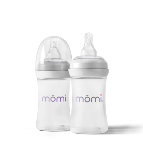 mōmi bpa-free plastic baby bottle sets in 4oz