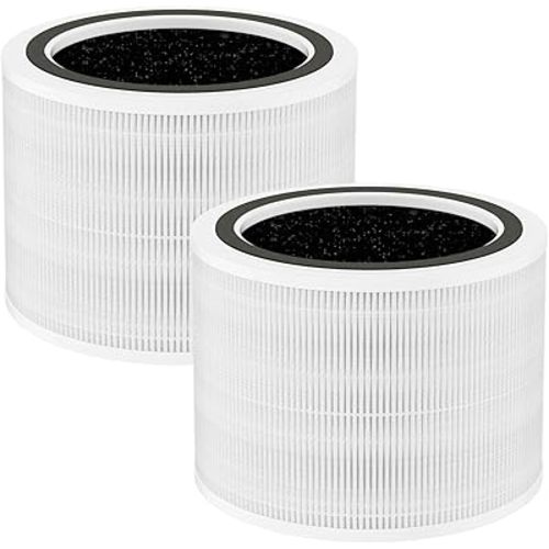 Core 200S Replacement Filter Compatible with LEVOIT Core 200S Air Purifier, H13 True HEPA Filters and Activated Carbon, Replace Core 200S-RF, Fit Levoit Core 200s Replacement Filter, 2-Pack