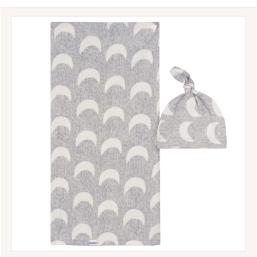 2-Piece Baby Neutral Moons Swaddle and Cap Set – Gerber Childrenswear