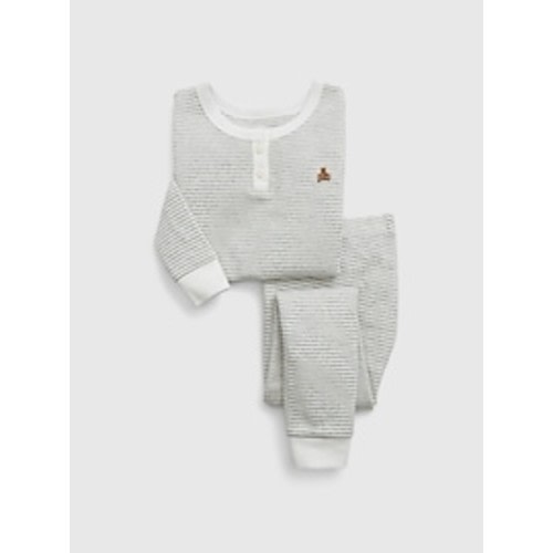 Baby & Toddler Organic Cotton Henley PJ Set | Gap