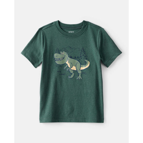 Toddler Boy Dinosaur Short-Sleeve Graphic Tee - Green - Carter's | Carter's