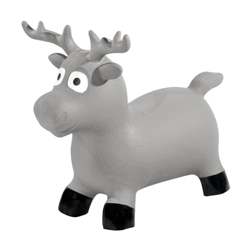 Kindsgut Bouncy Animal Hopper Moose for Children, Designed in Germany, Playful and Modern Colors, air Pump Included, Indoors and Outdoors