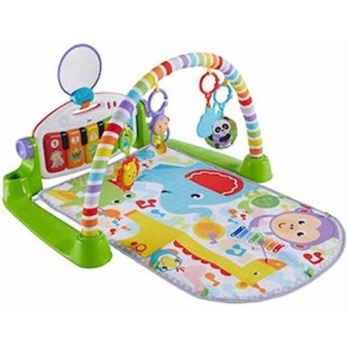 Fisher-Price Deluxe Kick & Play Piano Gym - Blue