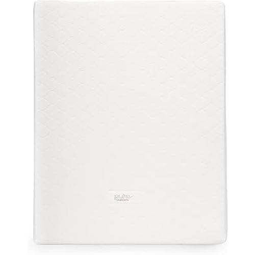 Babyletto Pure Core 4" Midi Crib Mattress, Hybrid Waterproof Cover, Lightweight, Greenguard Gold Certified