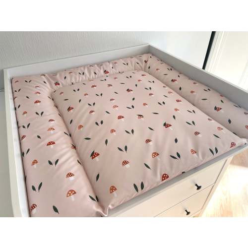 Wasserabweisende Wickelauflage Mushroom, Changing mat, changing pad with mushroom , Water repellent changing pad, winding pad