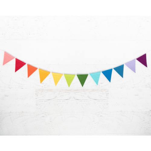 CLASSIC RAINBOW Felt Bunting - Rainbow Bunting, Felt Flag, Felt Pennant, Felt Banner, Rainbow