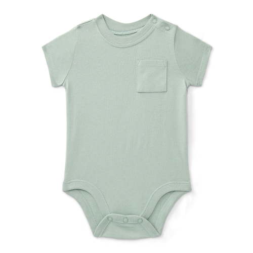 Wonder Nation Baby Boys Pocket Bodysuit with Short Sleeves, Sizes 0M-24M