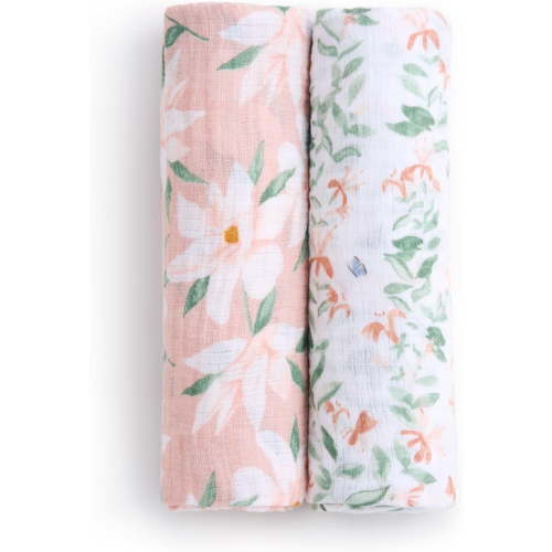 aden + anais essentials cotton muslin swaddle blanket 2 pack