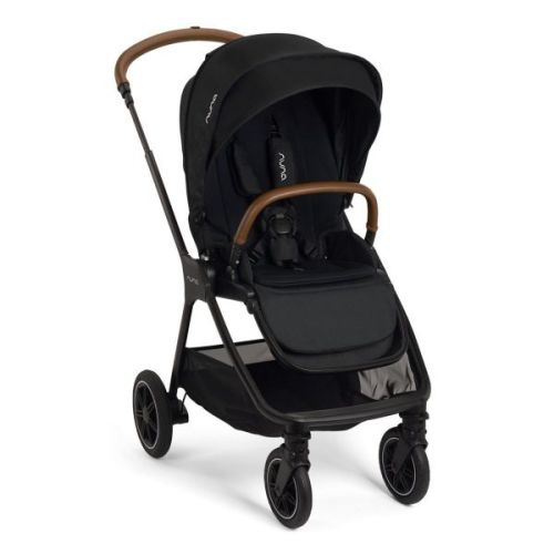 TRIV Next Stroller - Caviar / Cognac | by Nuna