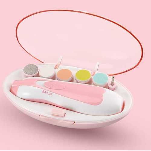 1pc Baby/Toddler 6-In-1 Electric Nail File With Anti-Scratch Guards, Children's Nail Care Tool Set | SHEIN USA
