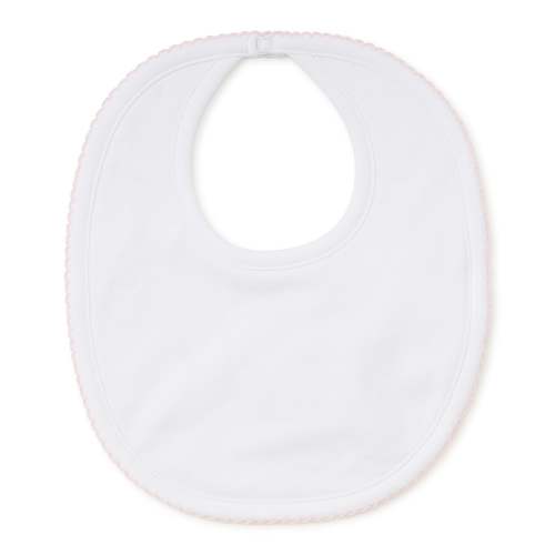 White/Pink Kissy Basics Bib