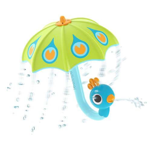Fun Bathtub Play | Yookidoo Peacock Umbrella Toy for 1-2-Year-Olds