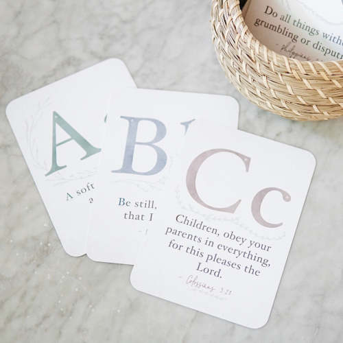 ABC Scripture Memorization Cards