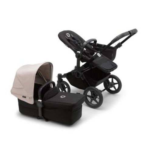 Bugaboo Donkey 5 Mono Complete Single To Double Side-by-side Stroller - Black/midnight Black