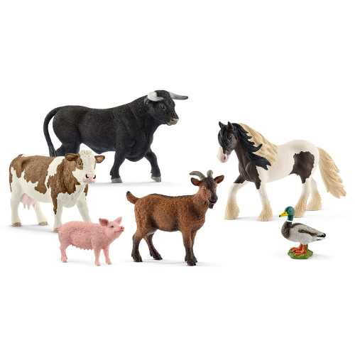 6-Piece Farm Animal Bundle 77423 | Schleich USA Inc.