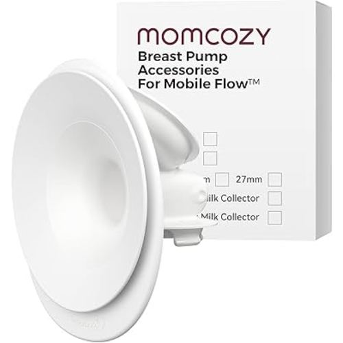 Momcozy Original Replacement Accessories for Upgraded Mobile Flow | Upgraded M9,Original Upgraded M9 Breastfeeding Parts,24mm Flange,1 Pack