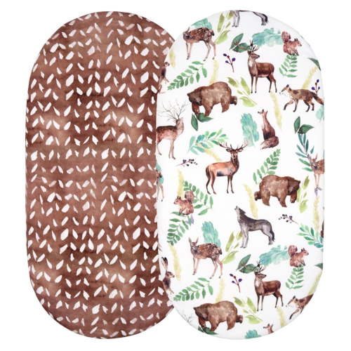 Celiean Removable Slipcover 2 Pack For Newborn Lounger Cover Baby Muslin Dinosaur Floral Cotton very Soft Lounger Cover