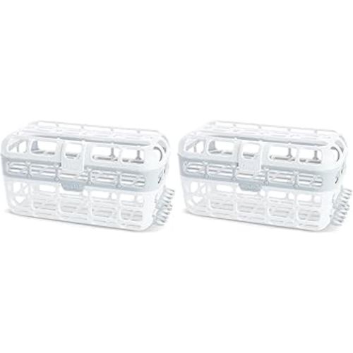 Munchkin Dishwasher Basket, High Capacity | 2 Pack | Grey