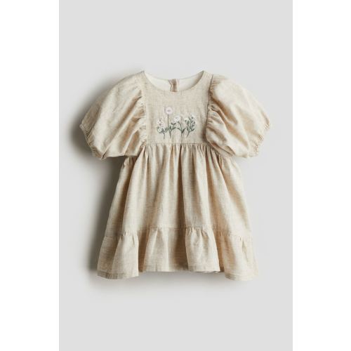 Linen-blend Dress