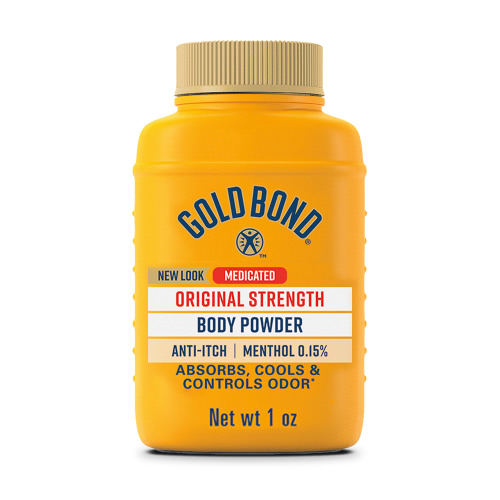 Gold Bond Body Powder, Medicated Original Strength, 1oz Bottle
