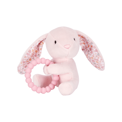 Baby Bunny Plush With Teether - Pink - Carter's | Carter's
