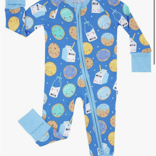 Little Sleepies Pajamas for Baby Boys & Girls, Viscose from Bamboo Baby Pajamas, Sleepers, 2-Way Zipper PJs