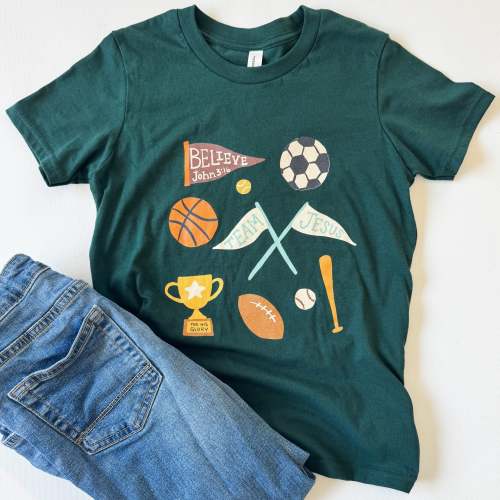 Team Jesus Sports Kids T-shirt
