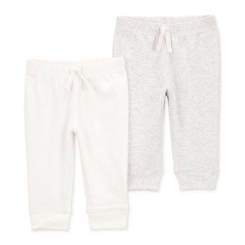 Baby Boy or Baby Girl Pull-On Pants, 2 Pack