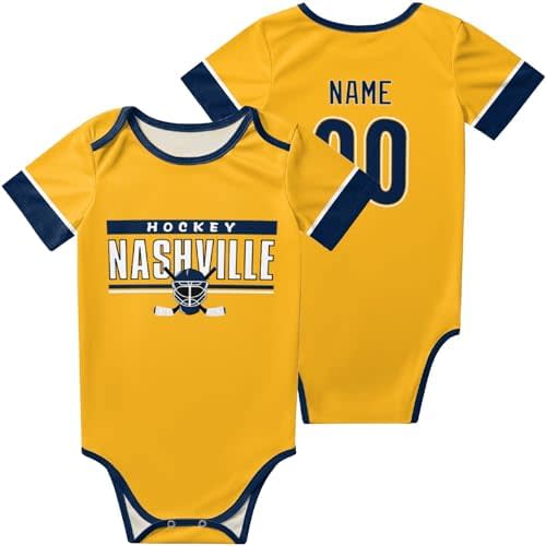 Custom Baby Clothes Newborn Infant Outfit Personalized Baby Suit Custom Name and Number Gifts for babyshower