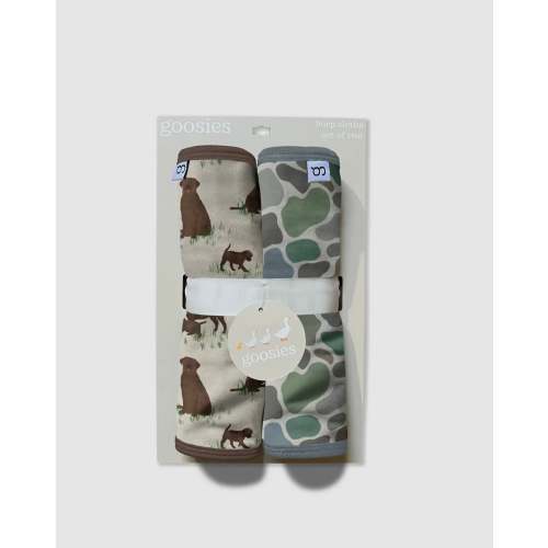 Retriever Camo Bamboo Burp Cloth Set