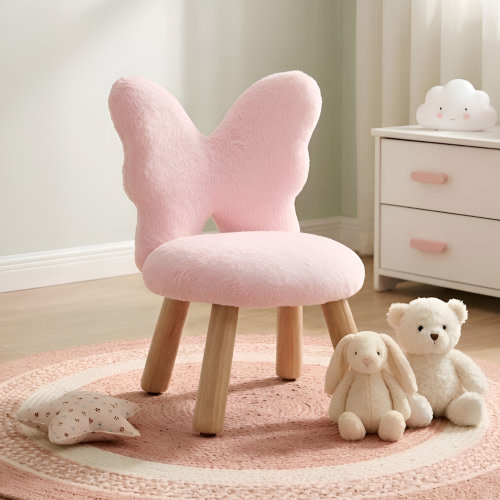 George Oliver Butterfly Back Kids Chair With Solid Wood Legs & Reviews | Wayfair