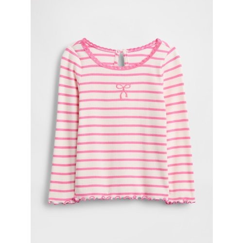 Baby & Toddler Embroidered Graphic Rib T-Shirt